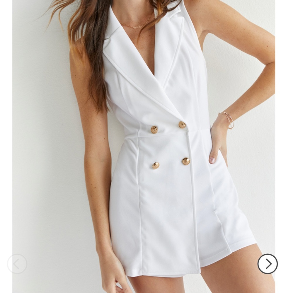 GWEN BLAZER UTILITY ROMPER🤍 NWT, size small from Francesca’s 🤍